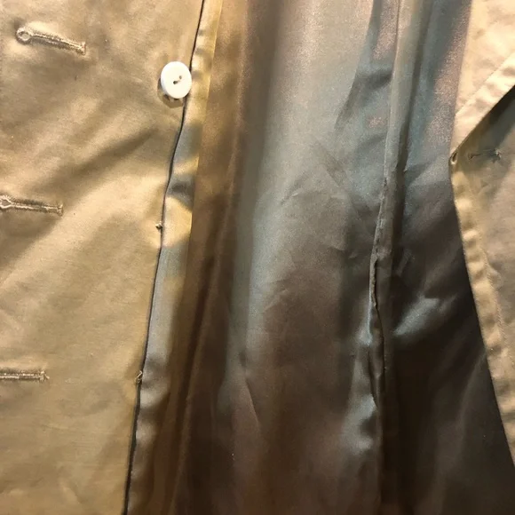 COPY - VINTAGE Linea by Louis Dell'Olio Trench Coat Women's L Tan Beige Brown - Picture 13 of 15
